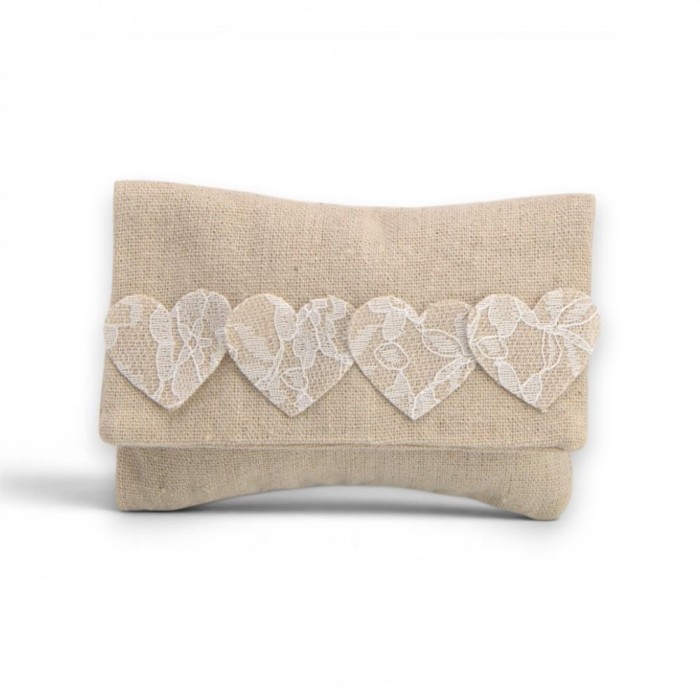 BUSTA BEIGE CCUORI